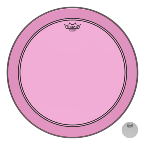 Powerstroke® P3 Colortone™ Pink Bass Drumhead, 18"