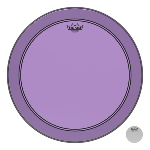 Remo 18" Powerstroke P3 Colortone Purple Bass Drum Head