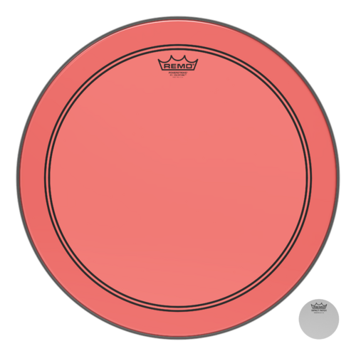 Powerstroke® P3 Colortone™ Red Bass Drumhead, 18"
