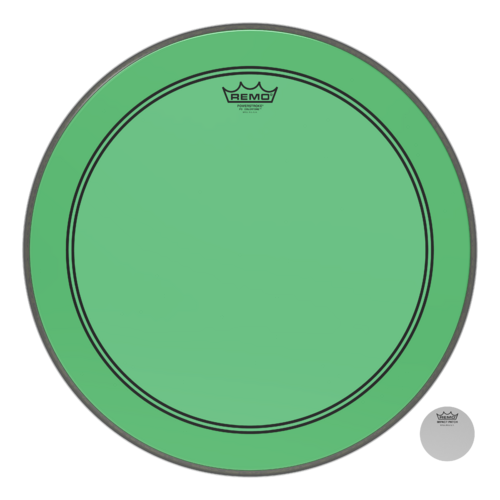 Powerstroke® P3 Colortone™ Green Bass Drumhead, 20"