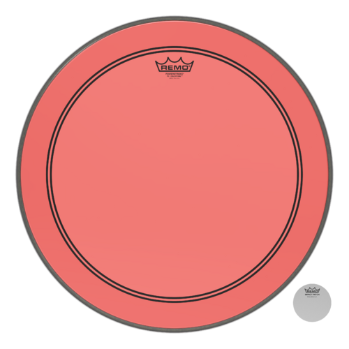 Remo 20" Powerstroke P3 Colortone Red Bass Drum Head