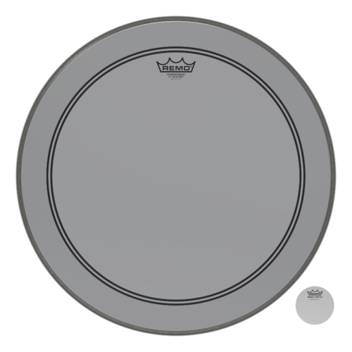 Remo 20" Powerstrok P3 Colortone Smoke Bass Drum Head