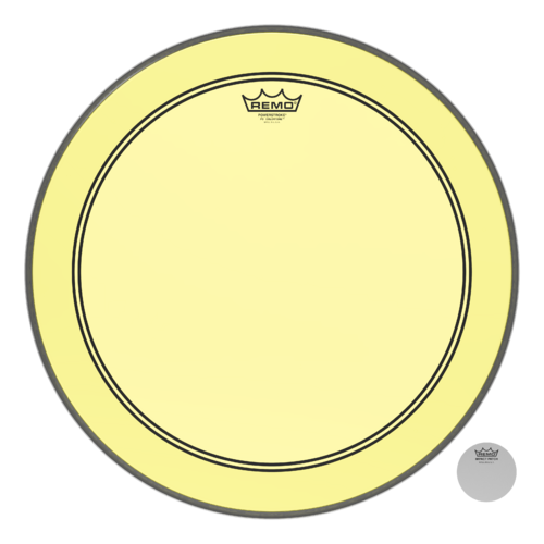 Remo 20" Powerstroke P3 Colortone Yellow Bass Drum Head