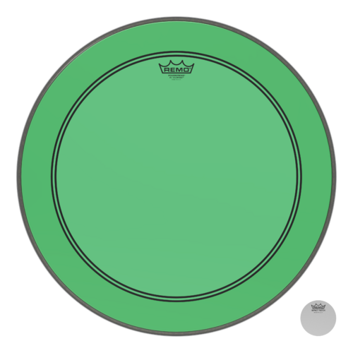 Remo 22" Powerstroke P3 Colortone Green Bass Drum Head