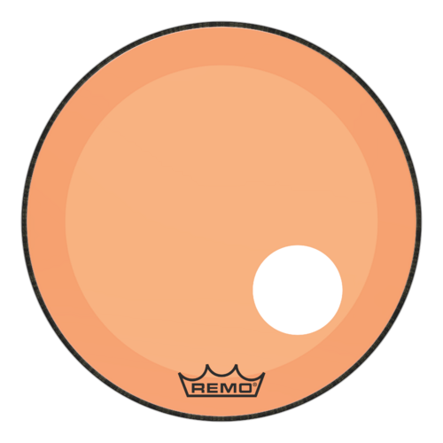 Powerstroke® P3 Colortone™ Orange Bass Drumhead, 22", 5" Offset Hole