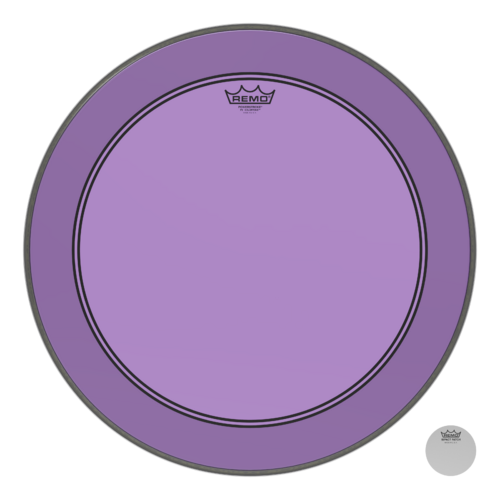 Remo 22" Powerstroke P3 Colortone Purple Bass Drum Head