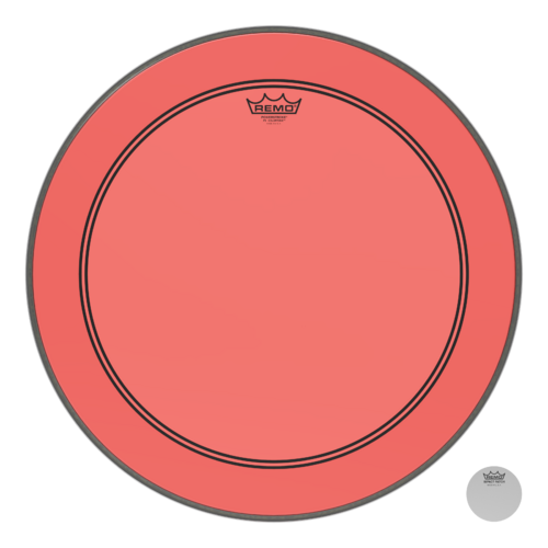 Remo 22" Powerstroke P3 Colortone Red Bass Drum Head