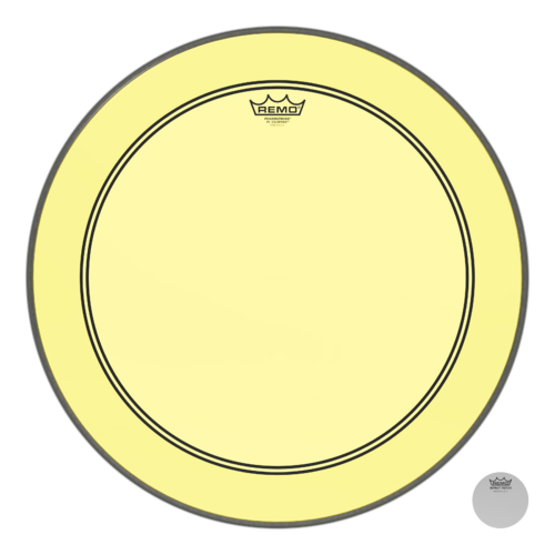 Powerstroke® P3 Colortone™ Yellow Bass Drumhead, 22"