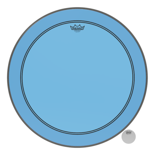 Powerstroke® P3 Colortone™ Blue Bass Drumhead, 24"