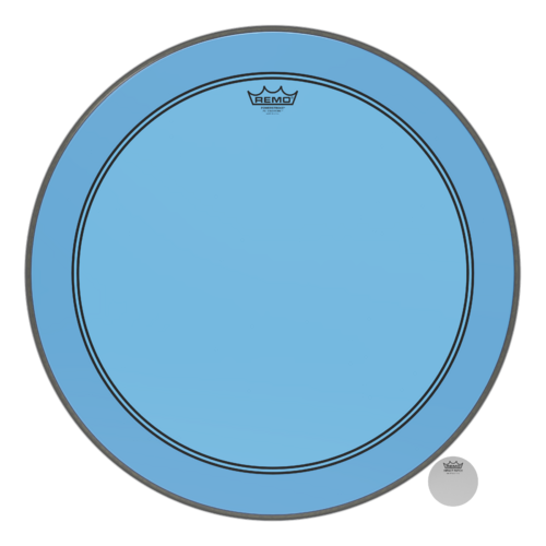 Remo 24" Powerstroke P3 Colortone Blue Bass Drum Head