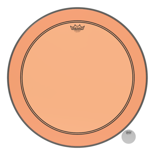 Powerstroke® P3 Colortone™ Orange Bass Drumhead, 24"