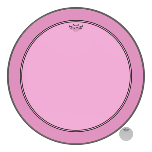 Powerstroke® P3 Colortone™ Pink Bass Drumhead, 24"