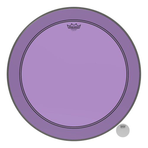 Powerstroke® P3 Colortone™ Purple Bass Drumhead, 24", 5" Offset Hole