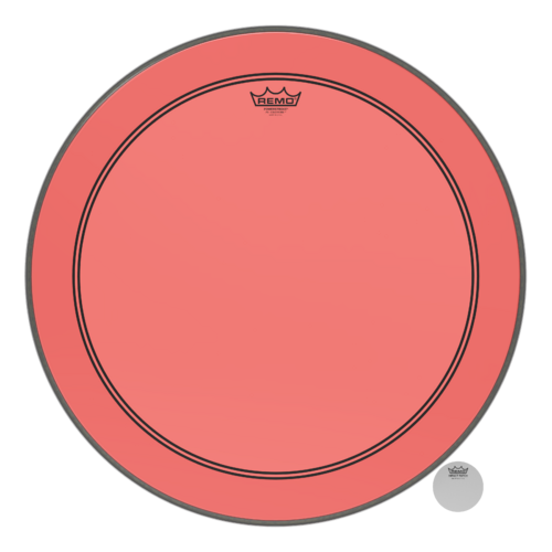 Remo 24" Powerstroke P3 Colortone Red Bass Drum Head