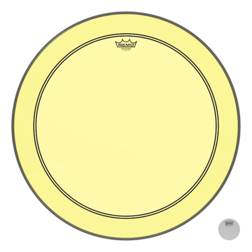 Remo 26" Powerstroke P3 Colortone Yellow Bass Drum Head