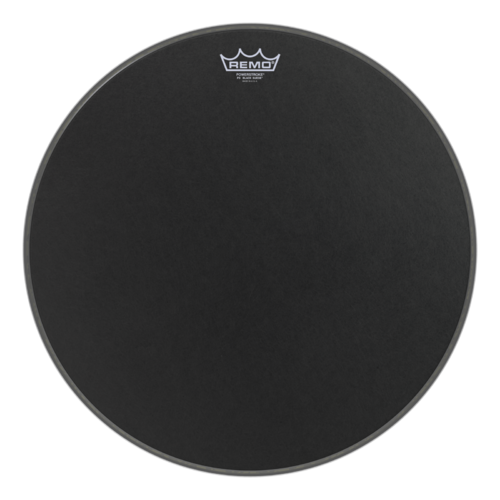 Remo 20" Powerstroke® P3 Black Suede™ Bass Drum Head