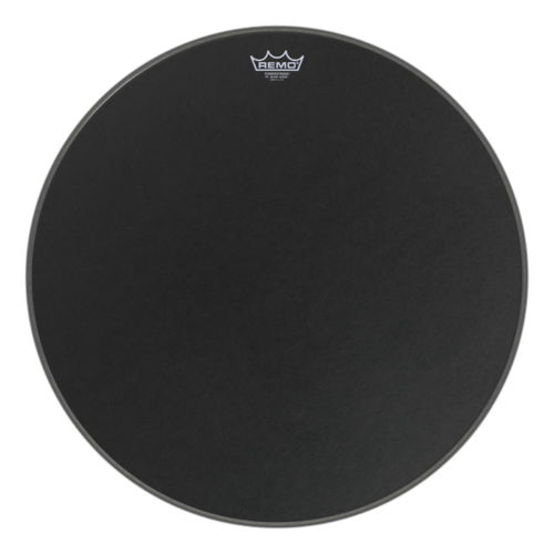 Remo 24" Powerstroke P3 Black Suede Bass Drum Head