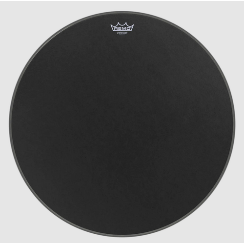 Remo 26" Powerstroke Black Suede Bass Drum Head with Dynamo