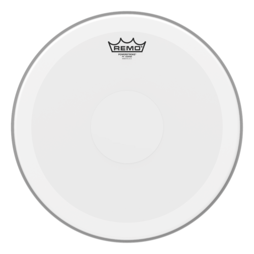 Powerstroke® P4 Coated Drumhead - Top Clear Dot, 15"