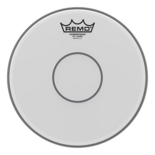 Remo 20" Powerstroke 77 Coated Clear Dot Snare Drum Head - Top Clear Dot
