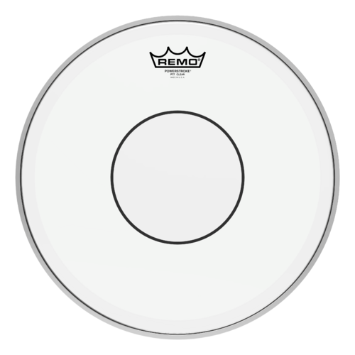Powerstroke® 77 Clear Clear Dot Drumhead - Top Clear Dot, 14"