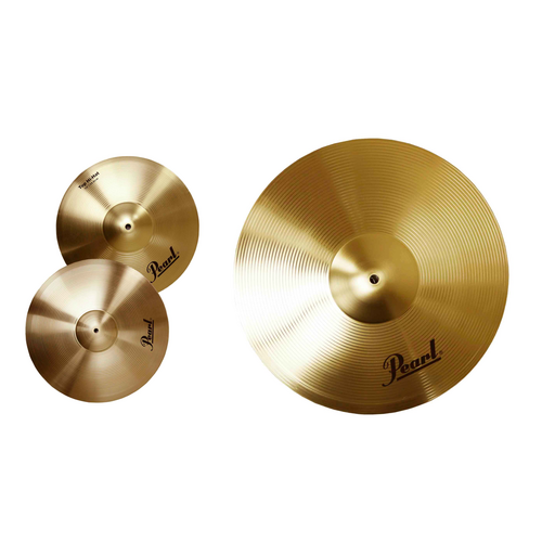 Pearl Beginner Cymbal Pack Hi Hats & Crash/Ride