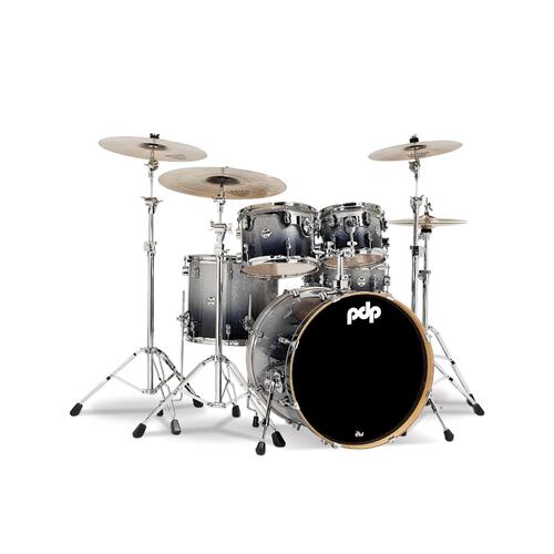 PDP Concept Maple Series 22" 5pc Shell Pack - Silver to Black Fade