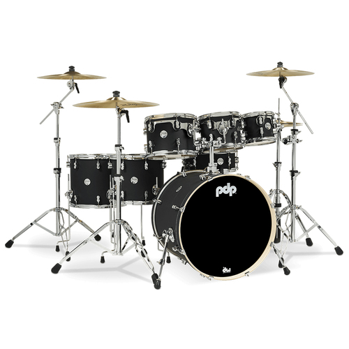 PDP Concept Maple 7 Piece Shell Pack - Satin Black