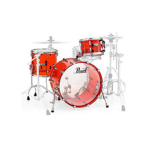 Pearl Crystal Beat 3pc Shell Pack 24" - Ruby Red