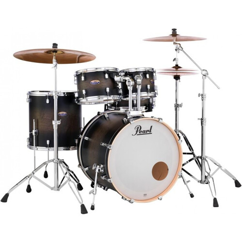 Pearl Decade Maple 22" 5pc Fusion Drum Kit With Hardware - Satin Black Burst