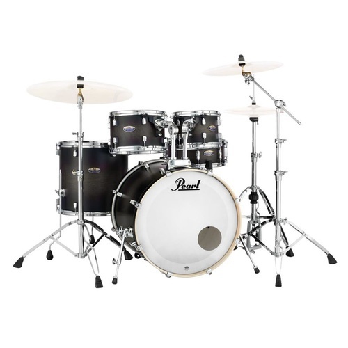 Pearl Decade Maple 22" Fusion Plus 5Pc Shell Pack W/ Hardware - Satin Black Burst