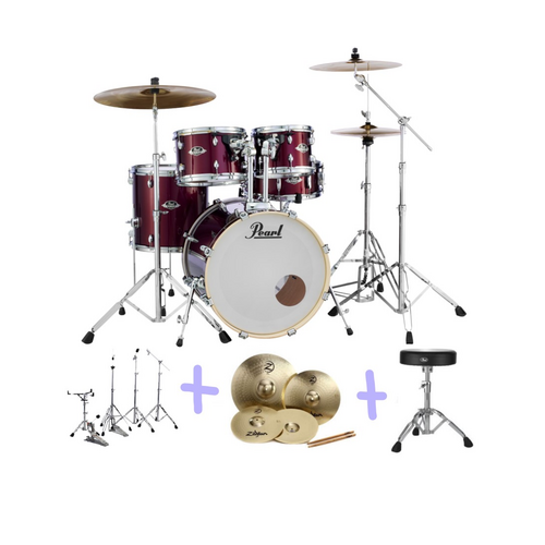 Pearl Export Plus EXX 22" Fusion Plus Package - Burgundy