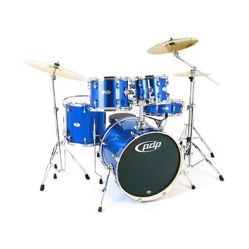 PDP Mainstage 20" 5 Piece -  Midnight Blue Sparkle Drum Kit w/Hardware