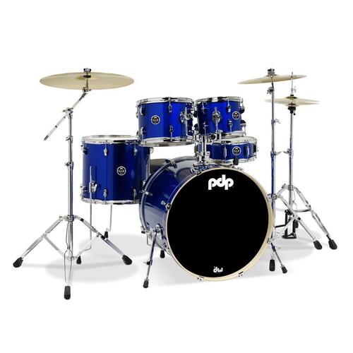 PDP Mainstage 5 Piece Fusion Plus Drum Kit with Hardware - Midnight Blue