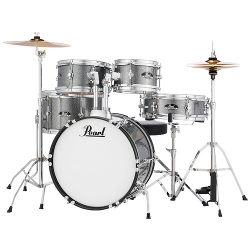Pearl Roadshow Junior 5pc Drum Kit W/ Hardware & Cymbals - Grindstone Sparkle