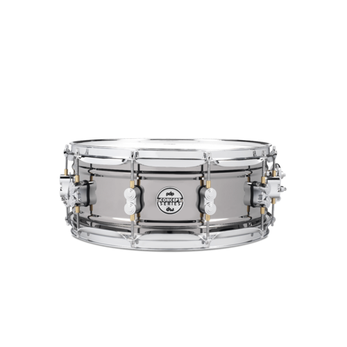 PDP Concept 5.5" x 14" Series Black - Nickel over Steel Snare with Chrome Hardware