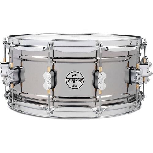 PDP 6.5" x 14" Concept Black Nickle over Steel Snare Drum