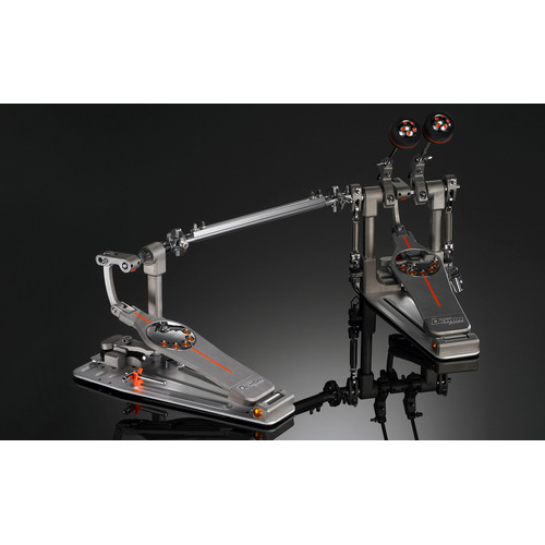 Pear Eliminator Demon Drive Direct Drive Twin Bass Drum Pedal, W/Case
