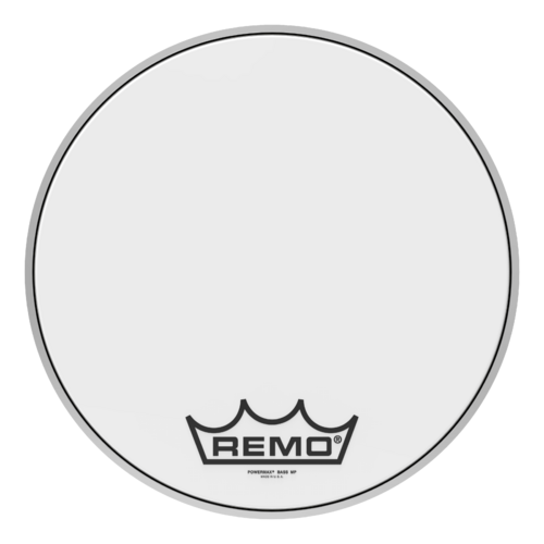 Remo 16" Powermax Ultra White Crimplock Bass Drum Head