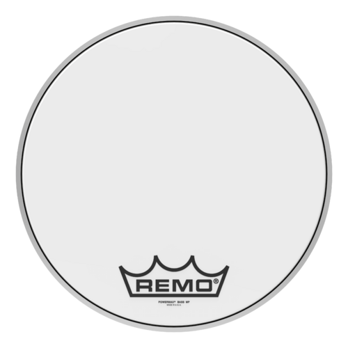 Powermax® Ultra White Crimplock® Bass Drumhead, 16"