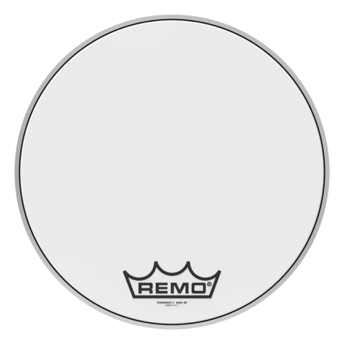 Powermax® 2 Ultra White Crimplock® Bass Drumhead, 18"