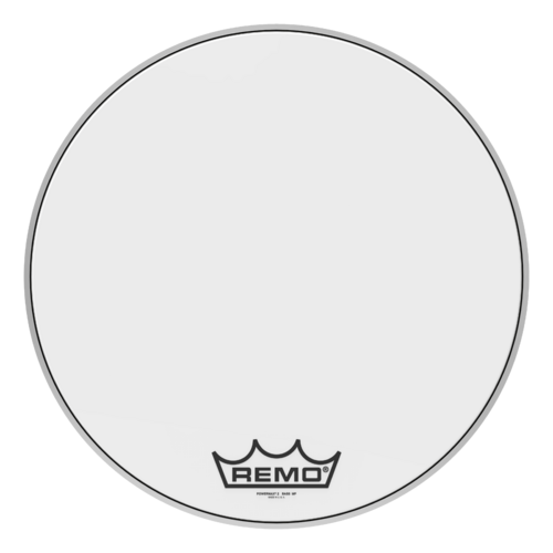 Remo 22" Powermax 2 Ultra White Crimplock Bass Drum Head