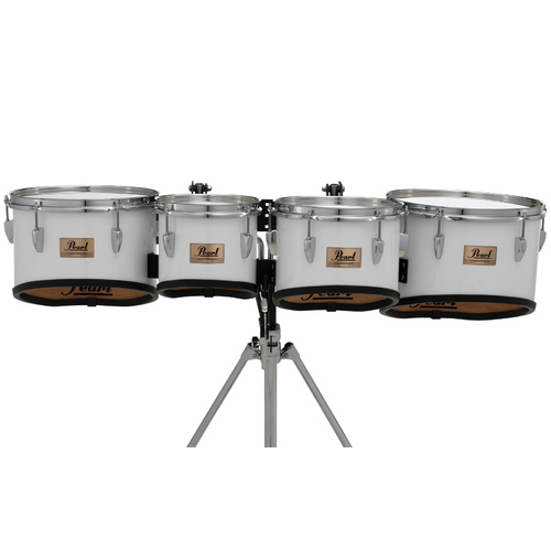 Pearl Competitor Marching Tenor Quad - White