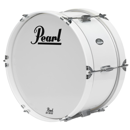 Pearl 14" x 8" Junior Series Bass Drum W/ Carrier - Pure White