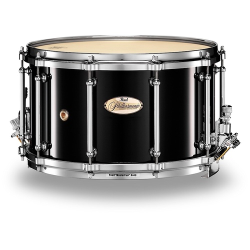 Pearl 14" x 6.5" 6Ply Maple Philharmonic Concert Snare Drum - Piano Black