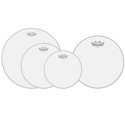 Remo Emperor Coated Fusion+ Pro Pack (10/12/16) w/ Free 14" Ambassador Coated