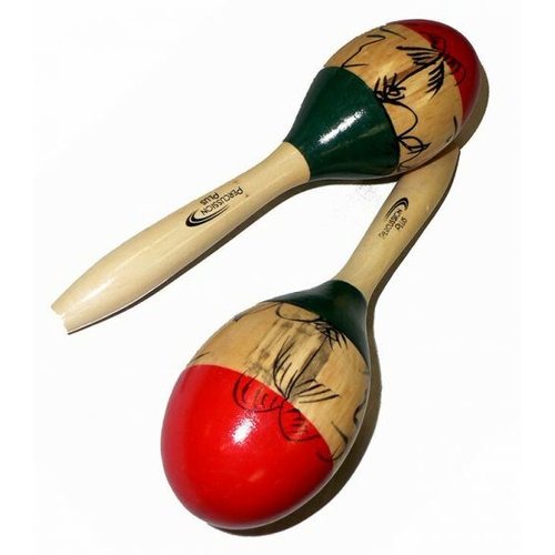 Percussion Plus Wood Maracas 24.5CM