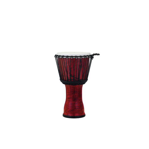 Pearl 10" Synthetic Shell Djembe, Rope Tuned  - Molten Scarlet
