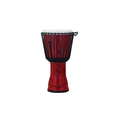 Pearl 12" Synthetic Shell Djembe, Rope Tuned  - Molten Scarlet
