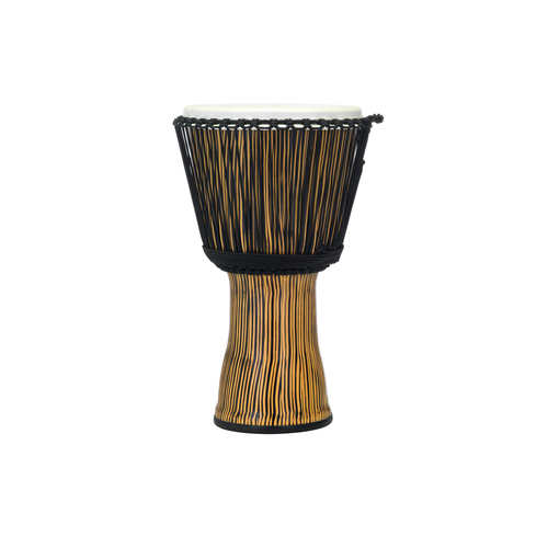 Pearl 14" Synthetic Shell Djembe, Rope Tuned  - Zebra Grass